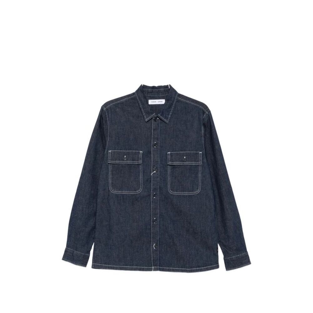 Samsoe Samsoe Blue Shirts Men